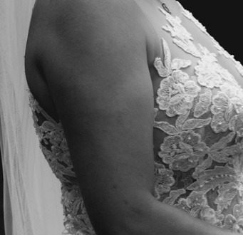 Brautkleid oben Schwarz weißes Brautkleid